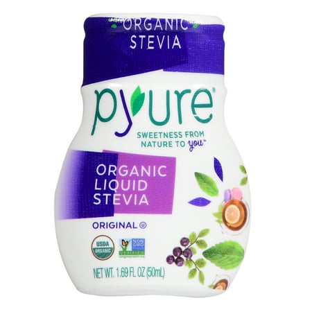 (2 Pack) Pyure Organic Liquid Stevia, 1.69 Fluid (Best Tasting Organic Stevia)