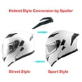 thumbnail image 4 of Casco de moto 1Storm, modular, integral, abatible, HB89, blanco, 4 of 7