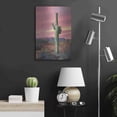 thumbnail image 6 of Luxe Metal Art 'Vibrant Cactus Sunset' by Lori Deiter, Metal Wall Art, 16"x24", 6 of 9