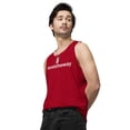thumbnail image 4 of #loveistheway Men’s premium tank top (Red, 2XL), 4 of 4