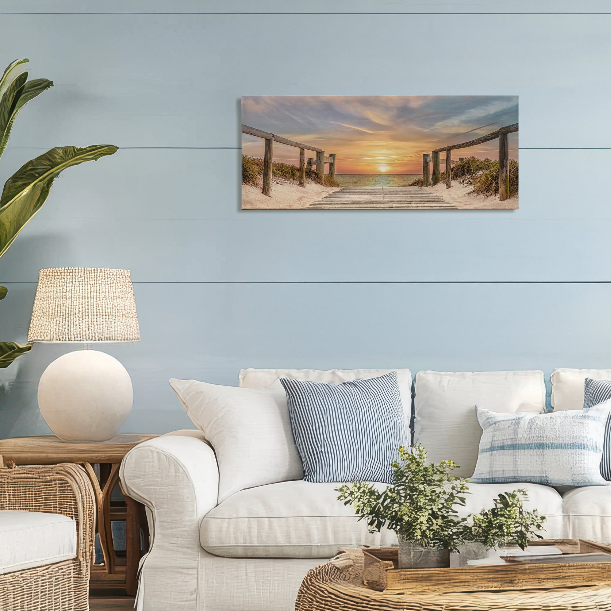 Stupell Industries Pathway To Sunset Canvas Wall Art, design by Mike Caliascibetta