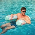 thumbnail image 4 of Big Joe Noodle Sling XL Pool Float, Sweet Shells Peach, Doubled-Sided Mesh, Quick Draining Fabric, No Inflation Needed, 4 of 8