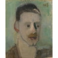 thumbnail image 2 of Helene Schjerfbeck 20x24 Gold Ornate Framed and Double Matted Museum Art Print Titled - Einar Reuter III (1919 - 1920), 2 of 4