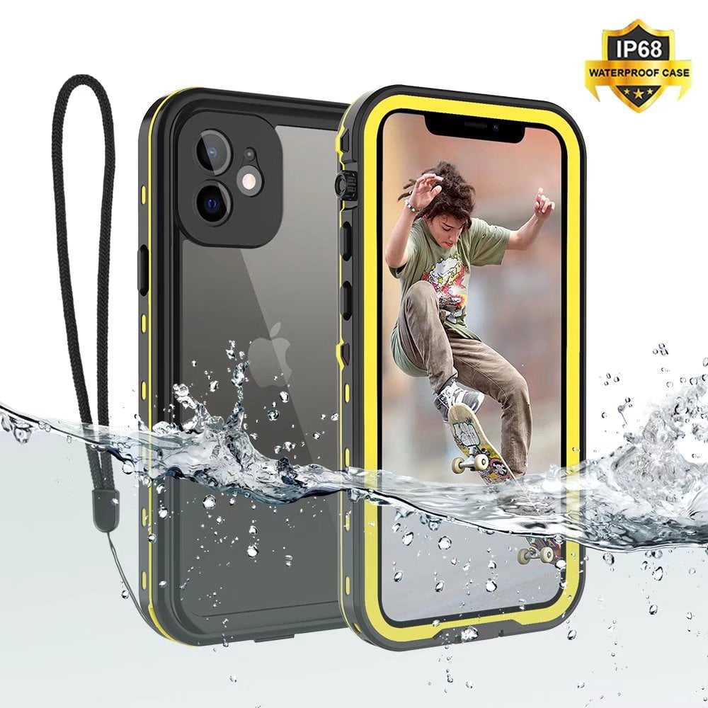 Shellbox Waterproof Case iPhone 12 Full Body Shockproof Case with