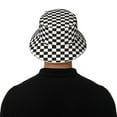 thumbnail image 3 of Balery Black and White Checkerboard Sun Hats for Men Women Bucket Hat UPF 50+ Buckey Hat Boonie Hat Foldable UV Protection Hiking Beach Fishing Summer, 3 of 9