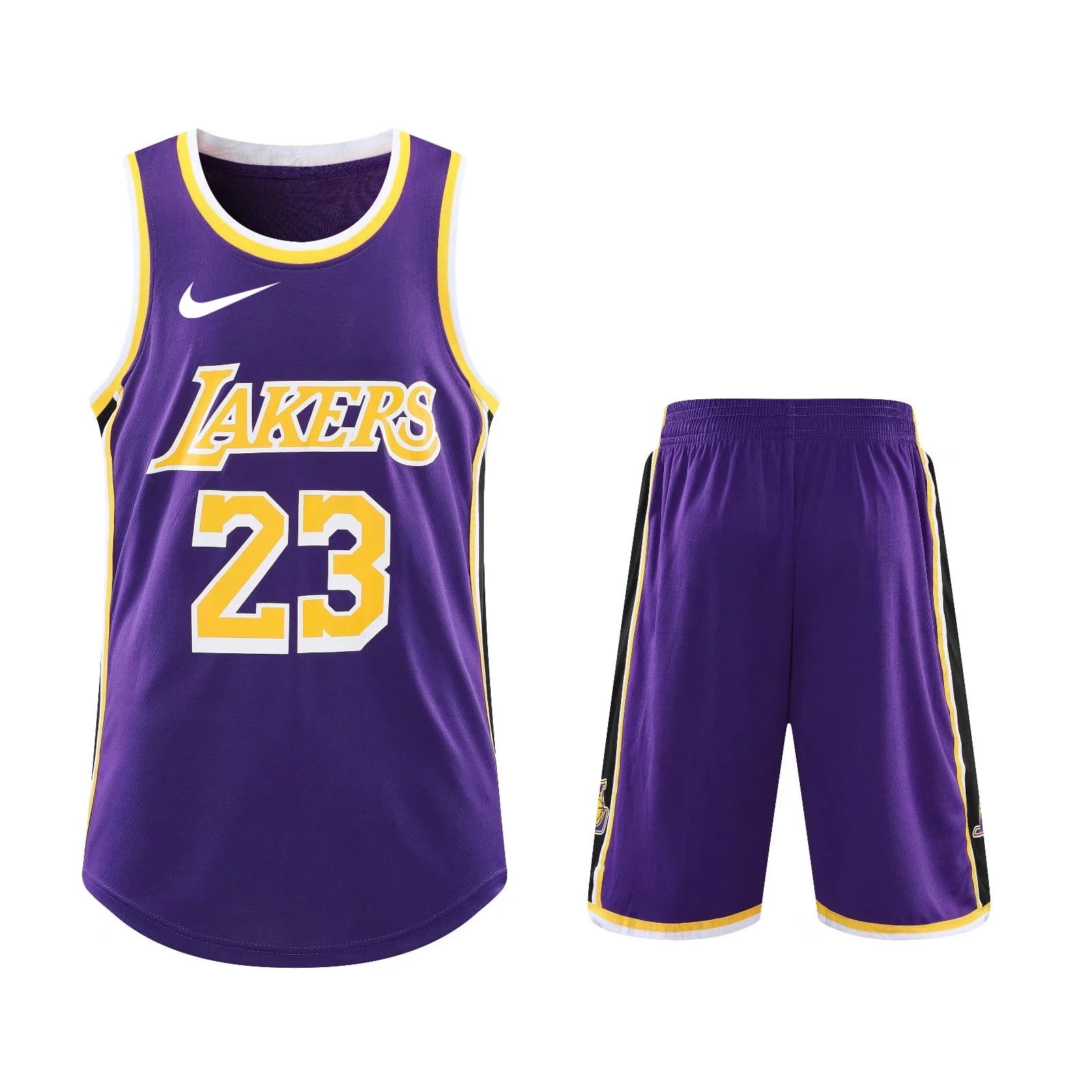 MIARHB Basketball Clothes Los Angeles Lakers J Ames Mans Basketball Suit Classic Basketball Jerseys Tops Shorts in Zambia at ZMW 2245 Rating 5