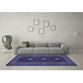 thumbnail image 3 of Ahgly Company Indoor Rectangle Oriental Blue Traditional Area Rugs, 8' x 12', 3 of 4