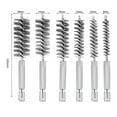 thumbnail image 7 of Cheers US Stainless Steel Bore Brush Stainless Steel Bristles Wire Brush for Power Drill Cleaning Wire Brush Stainless Steel Brush with Hex Shank Handle，8-19mm, 7 of 7