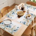 thumbnail image 5 of Blue Flowers Placemats Set of 1, Watercolor Wildflowers Plants Botanical Non-Slip Place Mats Washable Table Mats for Kitchen Dining Table Decorations Indoor/Outdoor, 5 of 9