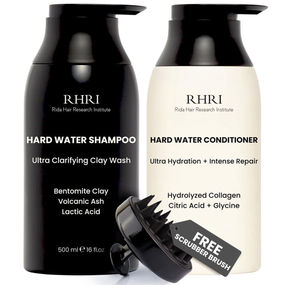 Set de champú y acondicionador Rida Hair Hard Water Metal Detox