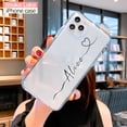 thumbnail image 2 of Nombre personalizado letras DIY para iPhone 14 13 Pro Max Funda 12 8 Plus SE 2020 Funda de silicona para niñas para iPhone 11 Pro Funda X XR 7 Tan Jianjun unisex, 2 of 2