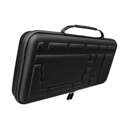 YIGSECU Heavy Duty Travel Case Shockproof Portable Storage Bag Replacement for 108 Keys Mechanical Keyboards Mouse