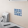 thumbnail image 5 of Yayeee Toggle Light Switch Wall Plate 2-Gang 4.56"x4.48" Decorative Outlet Cover, Blue Plain, 5 of 7
