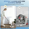 thumbnail image 5 of AVOXEZOR Electric Spin Scrubber, Cordless 2-Speed Cleaning Brush with Adjustable Extension Handle, 7 Replaceable Brush Heads, Black, New, 5 of 8