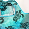thumbnail image 4 of WIRESTER Grocery Bag Heavy Duty Reusable Foldable Groceries Tote Bag Portable And Folding Shopping Bag - Ocean Sea Turtles, 4 of 6