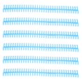 thumbnail image 3 of Plastic Binding Spine, Loose Leaf Rings 10PCS Detachable 34 Holes Easy To Install With 12mm Inner Diameter For Home Or School Use Blue, 3 of 8