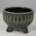 thumbnail image 1 of Dark Gray Footed Planter, 1 of 1