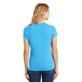 thumbnail image 2 of District Made Ladies Perfect Tri Crew Tee-M (Turquoise Frost), 2 of 5