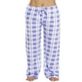 thumbnail image 1 of Pantalon de Pyjama à Carreaux pour Femmes, Vêtement de Nuit, Cordon de Serrage, Coton, Bas Amples, 1 of 5