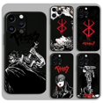 thumbnail image 2 of Berserk Comics Anime para Apple iPhone 15 14 13 12 Mini 11 XS XR X 8 7 Pro Max Plus funda de silicona suave negra para teléfono, 2 of 5