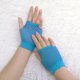 thumbnail image 5 of Guantes Sin Dedos Allegra K Codo Longitud Mujer Cielo azul Una Talla, 5 of 5