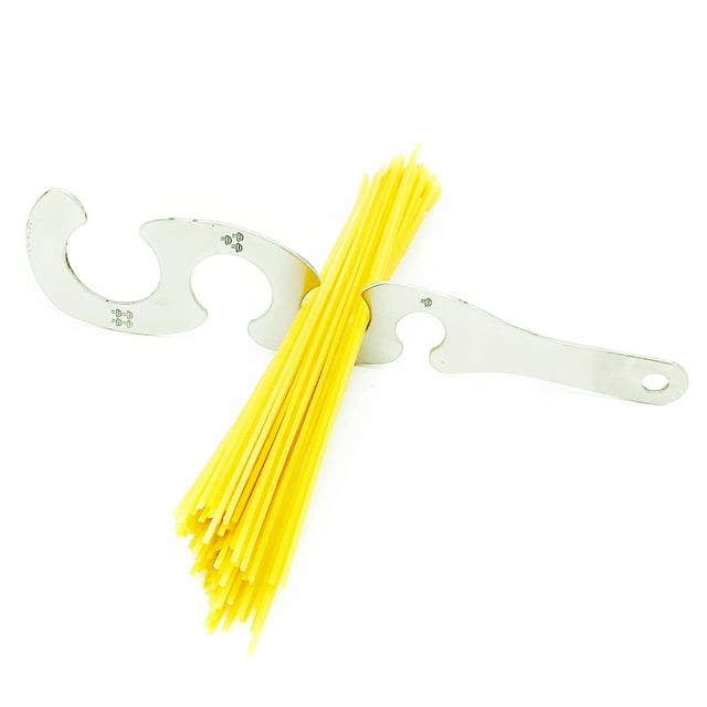 4 Trous en Acier Inoxydable Spaghetti Mesureur S Forme Spaghetti Règle Pratique Durable Cuisine Cuisine Gadgets