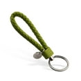 thumbnail image 4 of SagaSave Braided Leather Cord Metal Keychain for Car Keys House Keys Apartment Keys, 4 of 4