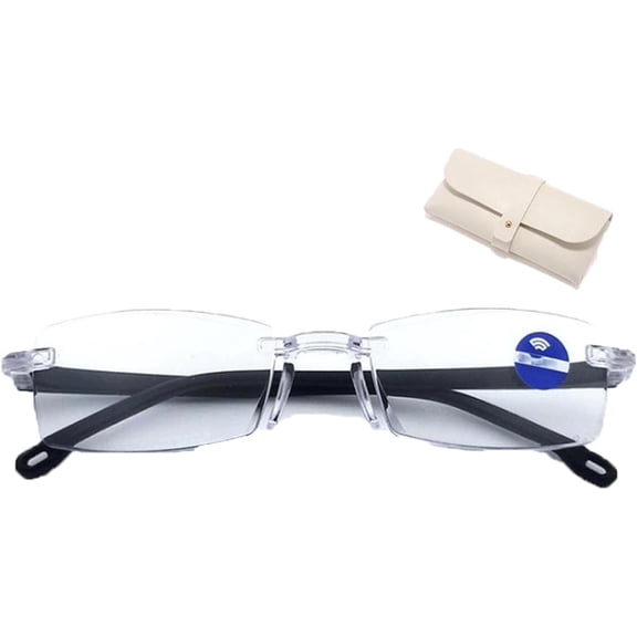 Opticx Self Adjusting Glasses, Smart Blue Light Adjusting Glasses for Men Women for Reading, Computer or Tv