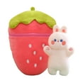 thumbnail image 1 of Fiudx Ofertas De La Semana Conejito De Peluche De Pascua, Muñeco De Fruta, Zanahoria, Fresa, Conejito Bonito, Juguete De Peluche, 1 of 4
