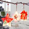 thumbnail image 3 of Luces LED colgantes de Navidad Árboles de Navidad que cuelgan Decoración de ventana iluminada FleinngHoz JD704962713, 3 of 6