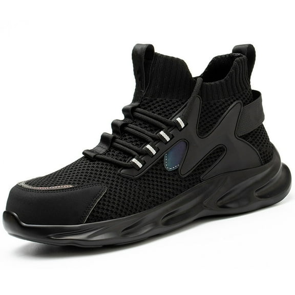 Men'S Safety Shoes, Lightweight, Sporty, Breathable, Steel Toe Cap Shoes, Non-Slip Protective Shoes, Eu 36-47