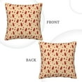 thumbnail image 3 of Square Throw Pillow Covers with Core, Red Christmas Tree Graffiti Pillows for Sofa Beds, 16"x16", 3 of 9