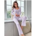 thumbnail image 4 of Fall/Winter Homewear Printed Set - Casual and Fashionable - Can Be Worn Outdoors, 4 of 7