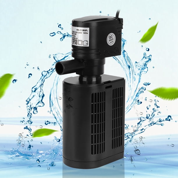 Filtro 3 En 1 Filtro Filtrado Bomba De Aireación De Oxígeno Agua Para Acuario Pecera