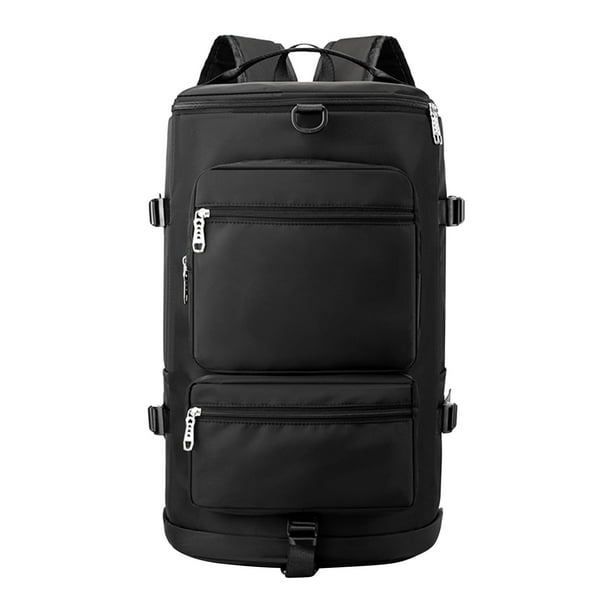 Mochila de viaje de gran capacidad, ligera, para senderismo, de uso diario, multiusos, para el trabajo, la escuela, el gimnasio y aventuras al aire libre. Bolso de hombro informal de poliéster con