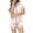 Light Pink, variant on Tween Boy Pajama Set Solid Button Down Homewear Set Sleepwear Loungewear Set Girls Satin Pajamas Size 10-11 Years