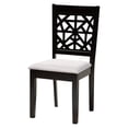 thumbnail image 3 of Baxton Studio Karel Modern Grey Fabric and Espresso Brown Finished Wood 5-Piece Dining Set, 3 of 7
