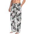 thumbnail image 6 of Hirioo Hawaii Palms for Women's PJ Pajama Pants Sleep Pants Women's Home Trousers with Pockets,S-3XL-Medium, 6 of 6
