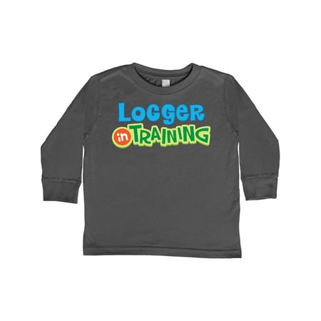 

Inktastic Logger in Training Logging Gift Toddler Boy or Toddler Girl Long Sleeve T-Shirt