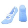 thumbnail image 2 of Calcetines de Yoga para Mujer - Calcetines Antideslizantes con Agarre - Azul, tamaño Macarena Calcetines antideslizantes de yoga, 2 of 5