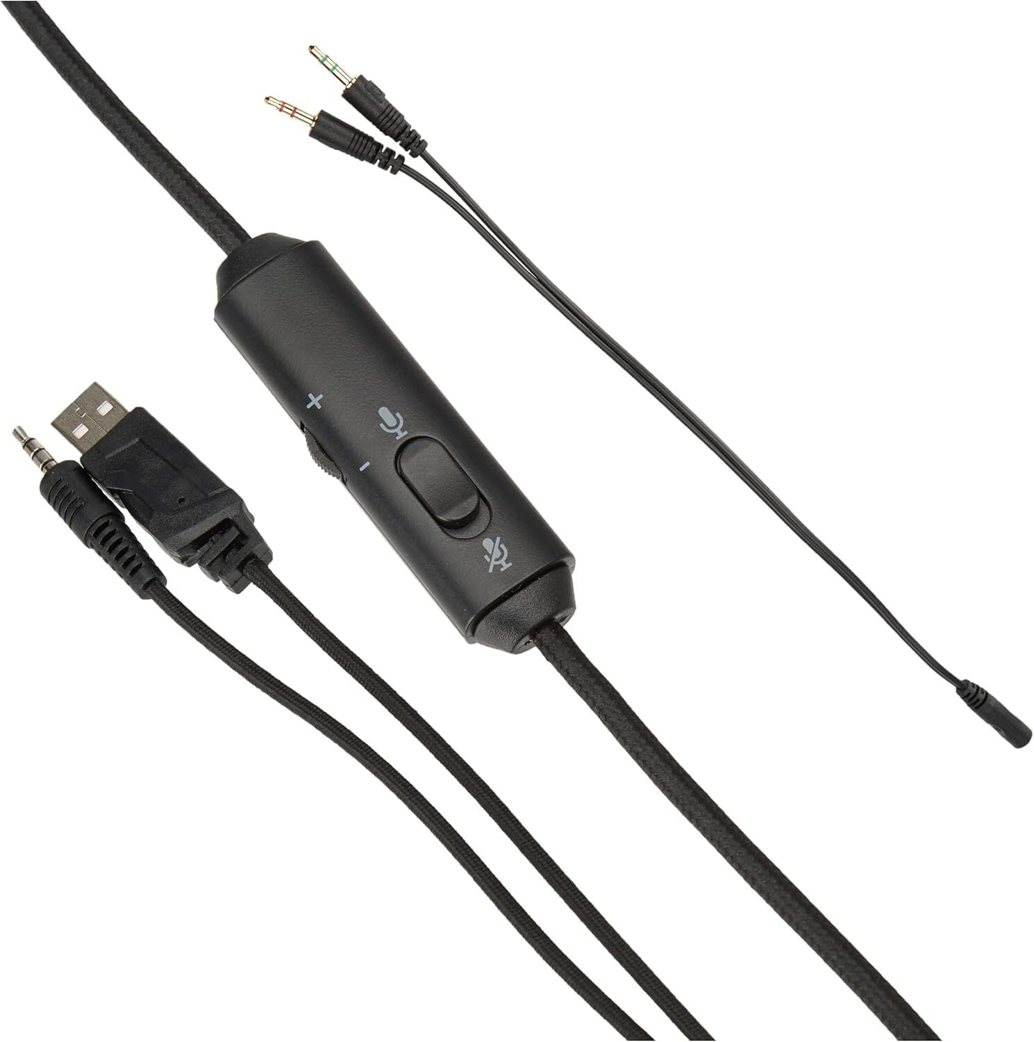 Xbox Accessory: Wired Headset - DreamGear GRX-500 Game Headset RGB LED - Black: Compatible with PC, Switch, PS5, Xbox X|S & Blue