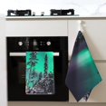 thumbnail image 4 of Sikiie Northern Lights 2 Waffle Weave Kitchen Dish Cloth,Super Absorbent Kitchen Dish Towels 16*26 Inches for Dish Rags Washing Dishes, Drying Dishes, 4 of 7