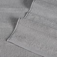 thumbnail image 3 of Superior Roma Cotton 3 Piece Assorted Towel Set, Silver, 3 of 10