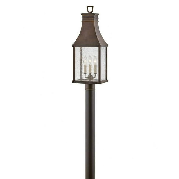 3 Light Large Outdoor Post Top or Pier Mount Lantern Bailey Street Home 81-Bel-4530539