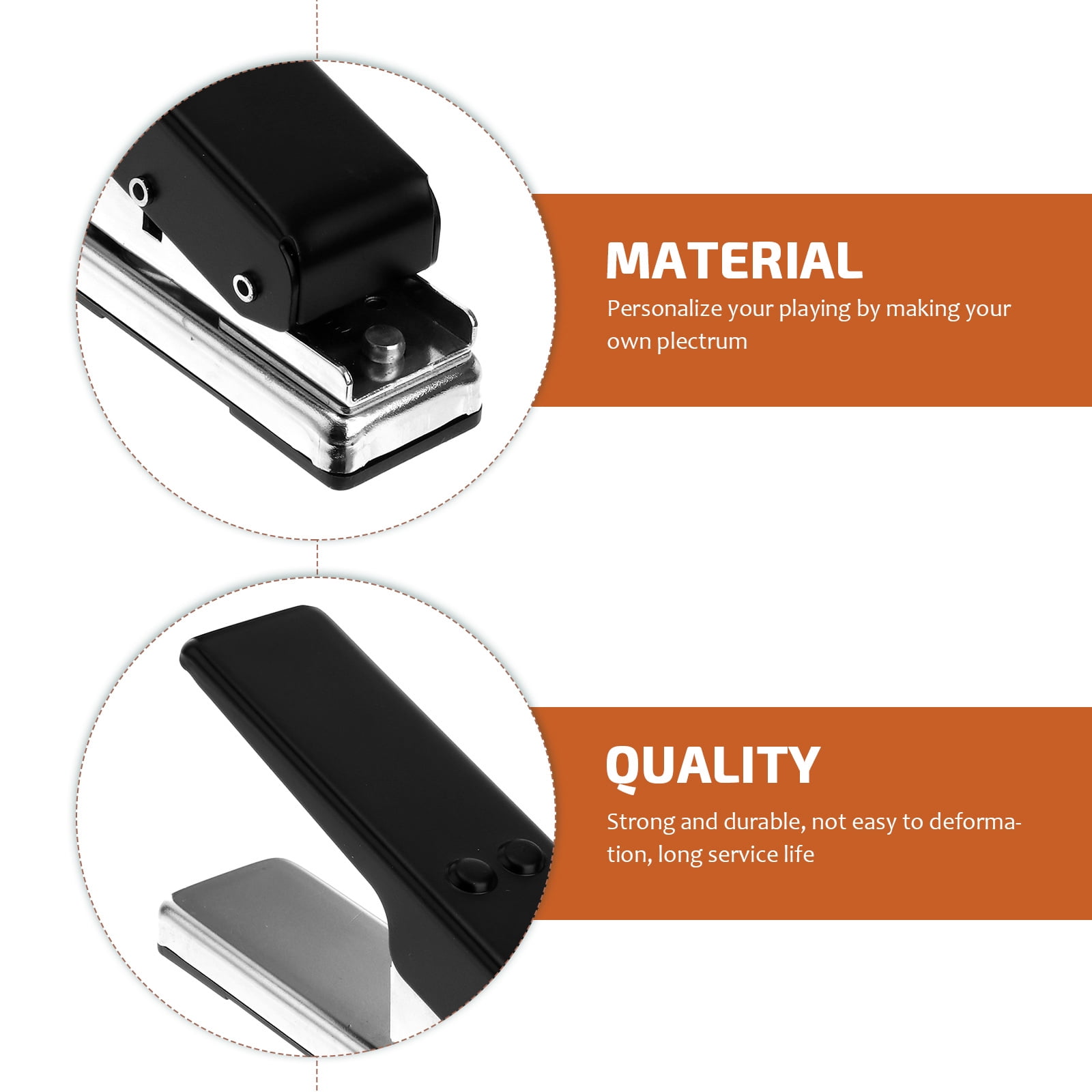 EXHUMKY Guitar Pick Punch Tool 1 Pack Metal Craft Cutter for Guitarists and Music Enthusiasts