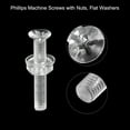 thumbnail image 4 of Uxcell M3 x 20mm Plastic Phillips Machine Screws with Nuts and Flat Washers, PC Flat Head Machine Bolts 20 Sets, 4 of 4