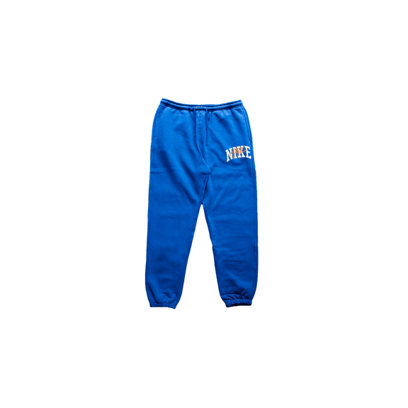 NIKE MENS Club Fleece Men's Cuffed Pants Mens Style "Game Royal/Safety Orange" FV4453 480 FV4453 480 from Stadium Goods