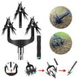 thumbnail image 2 of Pluokvzr Rotary Tiller Ergonomic Rotary Cultivator with 6 Star Wheel Labor-Saving Practical Soil Turning Tool for Garden Yard Lawn Farm, 2 of 9