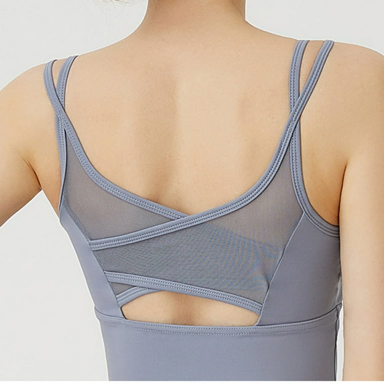 Aueoeo Backless Sports Bra, Sports Bras for Teens Women's Underwear Thin  Large Size No Sponge Side Collection Breathable Upper Collection Auxiliary  Breast Gathered Anti-Sagging No Steel Ring Bra 