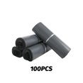 thumbnail image 4 of Matsuzay Bolsa de almacenamiento de 100 piezas, PE, impermeable, portátil, para el hogar, negocios, correo Industrial, correo, organizador de Almacenamiento y organización del hogar negro gris, 4 of 6
